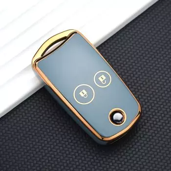 2/3 кнопки для Honda Civic IX Pilot Accord 8 CRV Jazz HRV для ACURA MDX TL TSX ZDX RSX TPU Автомобильный брелок для ключей Держатель для ключей без ключа