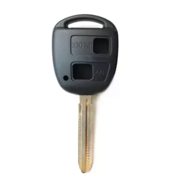 2/3 кнопок автомобильный пульт дистанционного управления чехол Брелок для Toyota Camry RAV4 Corolla PRADO YARIS Land Cruiser FJ Cruiser с неразрезанным лезвием TOY43