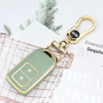 2/3 кнопок для Honda CRV Accord Civic Vezel XRV URV HRV Pilot подходит для освобожденного ТПУ автомобильного смарт-ключа оболочка брелок для ключей