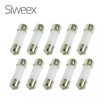 2/4/10 шт., 31 мм, 36 мм, 39 мм, 41 мм, светодиодные гирлянды купола C5W 212-2 6418, белые лампы для чтения карт, багажника, номерного знака, 12 В постоянного тока