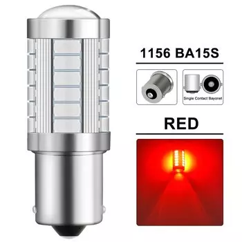 2/4/8 шт. Автомобильные указатели поворота P21W 1156 Ba15S 1157 Bay15D Светодиодные лампы 12 В 5730 SMD 6500K Белый задний тормоз Парковочные лампы заднего хода