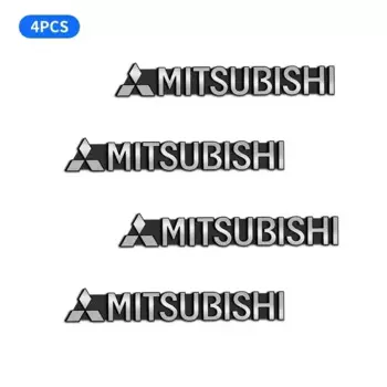 2/4 шт., алюминиевые автомобильные 3d-эмблемы для Mitsubishi Ralliart Lancer EX Outlander 3 Xl l200 Pajero 4 ASX