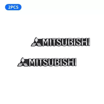 2/4 шт., автомобильные Алюминиевые наклейки на колонки Mitsubishi Ralliart Lancer EX Outlander 3 Xl l200 Pajero 4 ASX