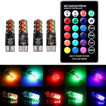 2/4 шт., автомобильные лампы T10 W5W 194 168 W5W 5050 SMD