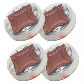 2/4 шт., автомобильные Водонепроницаемые светодиодные колпасветильник на солнечной батарее