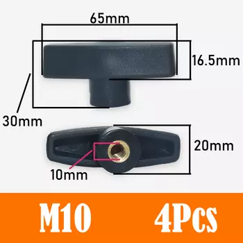 2/4 шт. бамбуковая бакелитовая ручная затяжка гайка 65 # M6 M8 M10 Z-Тип бабочка гайка пластиковая ручка винтовая крышка прямой тип резиновая головка гайка