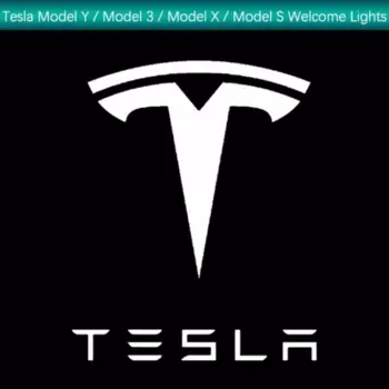 2/4 шт. для Tesla Model Y 3 S X дверной светодиодный проектор с логотипом, светильник для пудинга, супер яркий лазерный теневой светильник, аксессуары