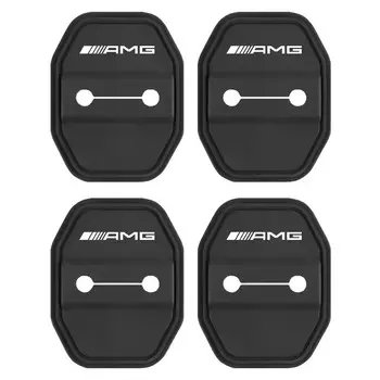 2/4 шт. силиконовый чехол для дверного замка автомобиля, защитный декоративный чехол для Mercedes benz AMG W204 W205 W213 W177 W176 W218 W253 W206 GLA