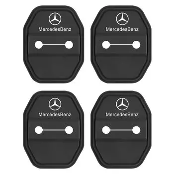 2/4 шт. силиконовый защитный чехол с пряжкой для дверного замка автомобиля для Mercedes Benz AMG W204 W213 W205 W211 W176 W164 Cla умные аксессуары
