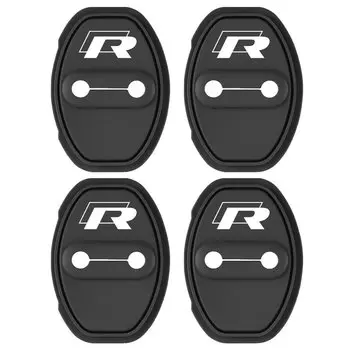 2/4 шт. защитный чехол для автомобильного дверного замка для Volkswagen VW Scirocco Beetle Tiguan Touran Sharan 7N Passat Polo R Line Blue TDI GTI