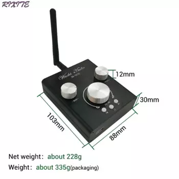 2*50 Вт Bluetooth 5,0 TPA3116 Hi-Fi двухканальный модуль усилителя мощности звука высокие и низкие басы сабвуфер usb aux аудио без потерь выход