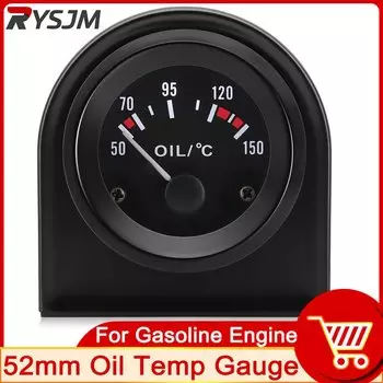 2 ''52 мм датчик температуры масла 50-150 по Цельсию указатель измеритель температуры масла с датчиком температуры масла 10 мм шаговый двигатель 12Vacing Meter