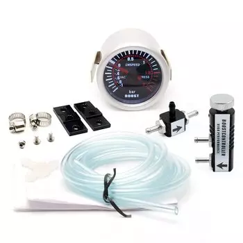 2 "52 мм датчик турбонаддува -1-2 бар автомобильный дымовой объектив с регулируемым комплектом автоматического контроллера турбонаддува 1-30 фунтов на квадратный дюйм