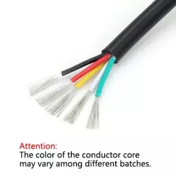 Кабель UL2464 2/5/10 м черный многожильный медный