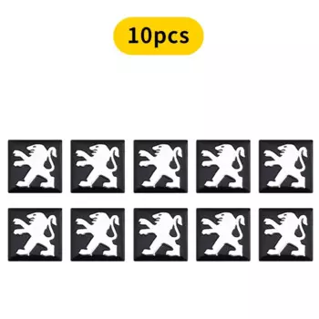 2/5/10 шт./лот 16 мм корпус ключа автомобиля квадратная эмблема символ наклейка логотип для Peugeot 206 207 307 308 Citroen C2 C3 удаленные ключи от машины