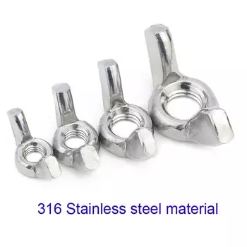 2/5/10 шт., регулируемые гайки из нержавеющей стали