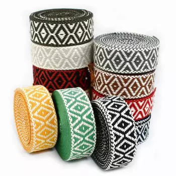 2/5/8/10Meter 38mm Nylon Webbing Strap Jacquard Braid Shoulder Bag Straps To The Meter Belt Sling Ribbon Tape Sewing Accessories