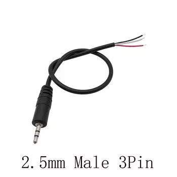 Аудиокабель 2.5 мм - 3.5 мм