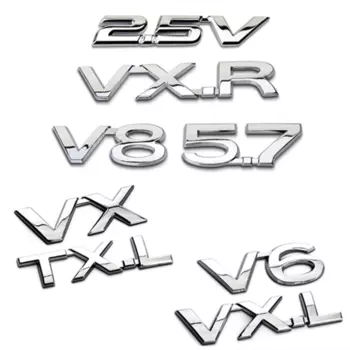 2,5 V V6 V8 VX VXR TXL VXL Эмблема для Toyota Reiz Land Cruiser Prado Rav4 Tundra наклейка на крышку багажника перемещение автомобильные аксессуары