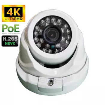 2,8 Мп 8 МП 4K IP-камера POE H.265 Onvif металлическая внутренняя маленькая купольная камера видеонаблюдения с широким углом мм 3 Мп 4 МП Водонепроницаемая камера безопасности