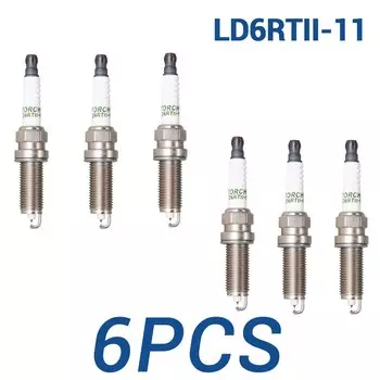 2-8 штук Свечи Замена для NISSAN 22401-JD01B 22401EA014 DILKAR6A11 DF6H-11B Denso FXE22HR11 Двойной иридиевый факел LD6RTII-11