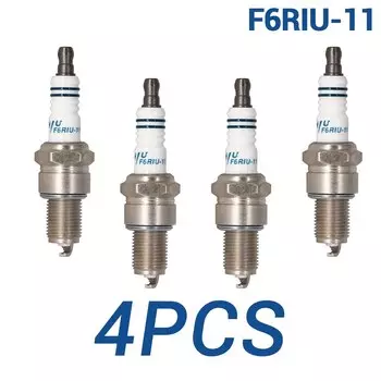 2-8PCS Иридиевая свеча зажигания F6RIU-11 Замена для 3665/BPR6EIX-11 BPR6ES-11 TOYOTA 90098-20545 90098-70050 90098-70116