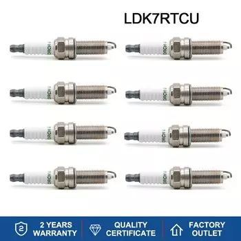 2-8PCS Свечи с U-образным пазом Замена для DENSO D171 XU22HDR9 MERCEDES 1822A036 A1321590003 Свечи зажигания TORCH LDK7RTCU