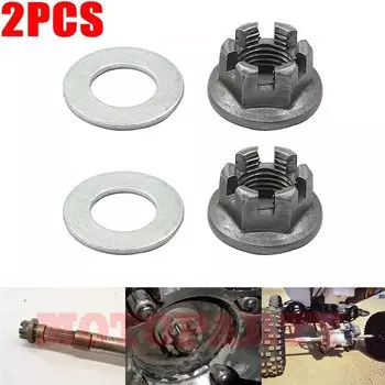 2 болта с гайкой ступицы заднего моста для Yamaha Banshee Blaster Raptor Warrior Raptor 350 660 Blaster YFZ450 Breeze Grizzly