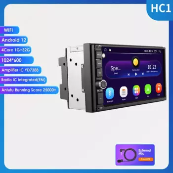 2 Din Carplay Android Auto Универсальный автомобильный радиоприемник Мультимедийный плеер для Nissan Hyundai Kia Toyota Автомобильная стереосистема аудио GPS-навигация