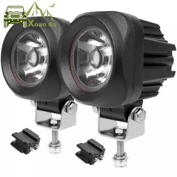 2-дюймовый комбинированный светодиодный рабочий светильник 12В 24В автомобильный DRL грузовик 4х4 внедорожная Лодка ATV UTV УАЗ светильник для вождения мотоцикла велосипеда противотуманный светильник s