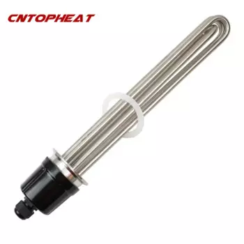 2-дюймовый нагревательный элемент Tri Clamp, 9 кВт, погружной нагревательный элемент из нержавеющей стали, электрические запасные части для водонагревателя