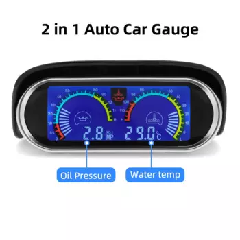 2 функции, универсальный 12 В/24 В, датчик давления масла для грузовиков и автомобилей + набор датчиков температуры воды, датчик, индикатор давления масла