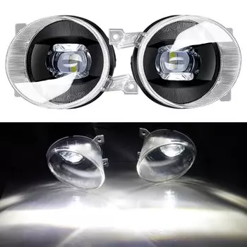 2 х 30 Вт светодиодные противотуманные фары в сборе с линзами Canbus, противотуманные дневные ходовые огни для Mercedes Benz Sprinter W906 2014 2015 2016 2017 2018