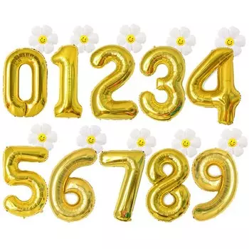 2 х 40-дюймовые радужные фольгированные шары CHLEZI