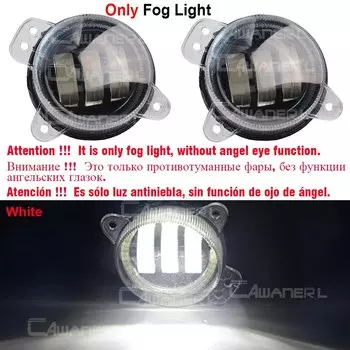 2 х автомобильные передние светодиодные противотуманные фары в сборе с дневными ходовыми огнями Angel Eye DRL 30 Вт 9006 для Skoda Fabia Mk2 2007 2008 2009 2010