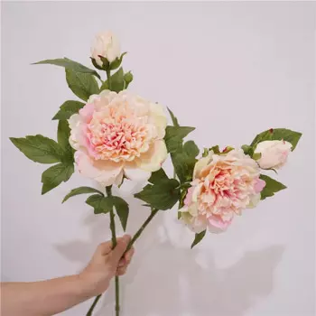 Искусственные пионы LINANUO, 2 штуки