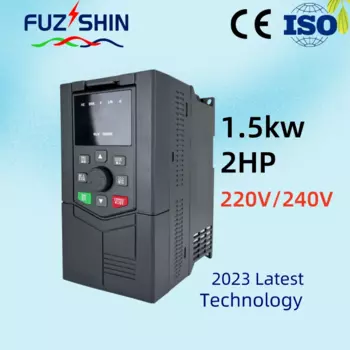 2 Hp инвертор 220V 240V привод переменной частоты 1.5 кВт двигатель переменного тока мягкий старт многоскоростной прямой и обратный автоматический VFD