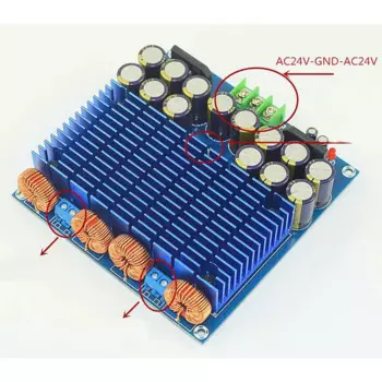 2-канальная плата Hi-Fi цифрового усилителя класса D, TDA8954, стерео усилитель 420 Вт * 2