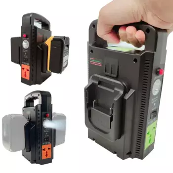 2-канальный инвертор мощности 150 Вт для Makita, Dewalt, Milwaukee, Bosch, 18 в, литиевый аккумулятор, преобразованный в инвертор 110 В/220 В