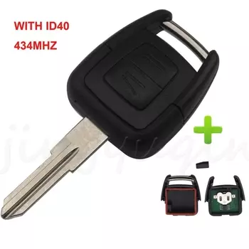 2 кнопки дистанционного ключа автомобиля чип транспондера ID40 для Vauxhall Opel Astra Vectra Zafira HU43/HU100/YM28/HU46 лезвие опционально