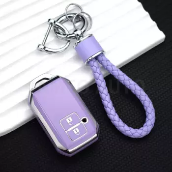 2 кнопки из ТПУ, чехол для автомобильного ключа, набор чехлов для Suzuki New Swift 2017 Wagon R, японский монополи, тип 3c, пульт дистанционного управления, держатель Bey