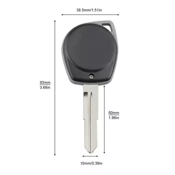 2-кнопочный автомобильный брелок для ключей, сменный чехол для дистанционного управления, аксессуары для автомобильных ключей, подходит для SUZUKI Vitara Swift Ignis SX4 Liana