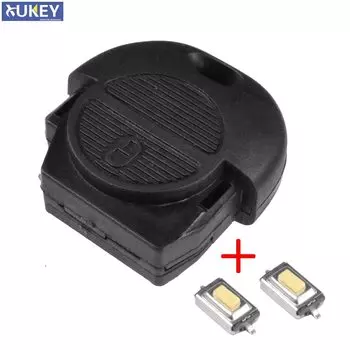 2-кнопочный автомобильный ключ с дистанционным управлением, чехол-брелок для Nissan Micra Almera Primera X-Trail Navara Patrol Maxima Vanette, микропереключатель