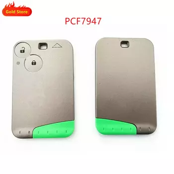 2-кнопочный дистанционный ключ PCF7947 чип 433 МГц подходит для Renault Laguna Espace 2001-2006 смарт-карта дистанционный брелок