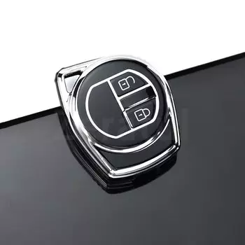 2-кнопочный мягкий ТПУ для Suzuki Celerio Liana Swift Splash Alto SX4 Vitara, чехол для дистанционного ключа автомобиля, защитный чехол для брелка