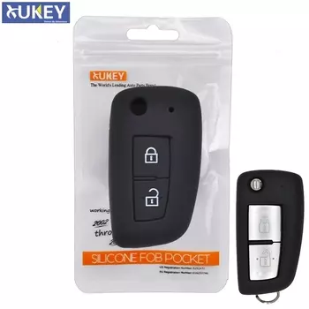 2-кнопочный силиконовый автомобильный пульт дистанционного управления, чехол для Nissan X-Trail Juke Qashqai Micra Pulsar 2014 2015 2016 2017 2018