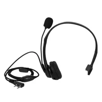 2 контакта PTT Mic гарнитура для KENWOOD RETEVIS BAOFENG UV5R 5R/888S