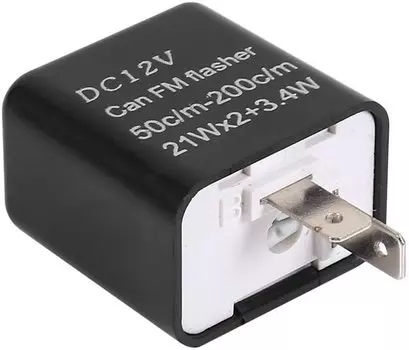 2-контактное светодиодное реле мигалки 12 В, регулируемая частота сигналов поворота, реле мигающего индикатора для мотоциклов, аксессуары для мотоциклов