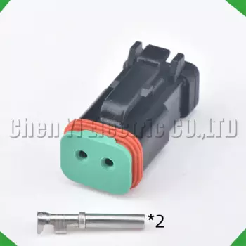 2-контактный автоматический водонепроницаемый разъем для экскаватора, фара, жгут проводов, разъем для Deutsch DT06-2S DT04-2P A B C D 4 типа