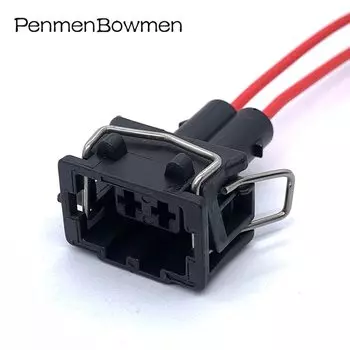 2-контактный автомобильный поворотный держатель лампы 3,5 мм, штекер, жгут проводов, автомобильный мужской водонепроницаемый электронный разъем с кабелем для 357972752